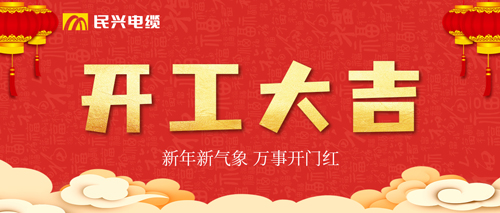 万事开门红，，，，，尊龙体育电缆开工大吉！